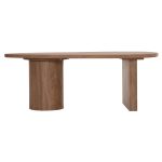 ΤΡΑΠΕΖΙ ΣΑΛΟΝΙΟΥ ΟΒΑΛ ALPER HM18327 MDF ΣΕ SONAMA ΧΡΩΜΑ 110x60x40Υεκ - Image 3