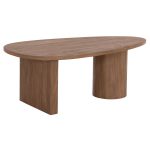 ΤΡΑΠΕΖΙ ΣΑΛΟΝΙΟΥ ΟΒΑΛ ALPER HM18327 MDF ΣΕ SONAMA ΧΡΩΜΑ 110x60x40Υεκ - Image 7