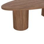 ΤΡΑΠΕΖΙ ΣΑΛΟΝΙΟΥ ΟΒΑΛ ALPER HM18327 MDF ΣΕ SONAMA ΧΡΩΜΑ 110x60x40Υεκ - Image 8