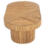 ΤΡΑΠΕΖΙ ΣΑΛΟΝΙΟΥ GATSBY ΟΒΑΛ TOP HM9870 RATTAN ΧΡΩΜΑ ΦΥΣΙΚΟ 110x59x39Υεκ. - Image 5