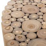 ΤΡΑΠΕΖΙ ΣΑΛΟΝΙΟΥ ΣΤΡΟΓΓΥΛΟ COOTER HM9863 ΚΛΑΔΙΑ TEAK-ΦΥΣΙΚΟ Φ80x50Υεκ. - Image 7