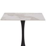 ΤΡΑΠΕΖΙ ΤΡΑΠΕΖΑΡΙΑΣ TETRAN HM18315.02 ΒΑΣΗ ΜΑΥΡΗ--SINTERED STONE PANDORA 80x80x73Υεκ - Image 5