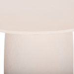 ΤΡΑΠΕΖΙ ΤΡΑΠΕΖΑΡΙΑΣ ΣΤΡΟΓΓΥΛΟ SEPPO HM18154.02 FIBER CEMENT ΛΕΥΚΟ--Φ119,5x75,5Υεκ. - Image 8