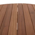 TΡΑΠΕΖΙ ΤΡΑΠΕΖΑΡΙΑΣ ΣΤΡΟΓΓΥΛΟ DANTE HM6379 ΞΥΛΟ TEAK Φ80x75Υεκ. - Image 10