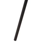 ΤΡΑΠΕΖΙΑ ΣΑΛΟΝΙΟΥ ΣΤΡΟΓΓΥΛΑ 2ΤΜΧ CUPPER HM9878.01 ΜΕΛΑΜΙΝΗ ΣΟΝΑΜΑ-ΜΑΥΡΟ ΜΕΤΑΛΛΟ - Image 7