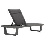 ΞΑΠΛΩΣΤΡΑ ΑΛΟΥΜΙΝΙΟΥ ΜΕ ΥΦΑΣΜΑ TESLIN RICKON HM6292.01 ΣΕ ΓΚΡΙ 198x61,5x97Υεκ. - Image 5