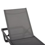 ΞΑΠΛΩΣΤΡΑ ΑΛΟΥΜΙΝΙΟΥ ΜΕ ΥΦΑΣΜΑ TESLIN RICKON HM6292.01 ΣΕ ΓΚΡΙ 198x61,5x97Υεκ. - Image 7