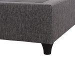 ΥΠΟΣΤΡΩΜΑ/ΚΡΕΒΑΤΙ ΥΠΕΡΔΙΠΛΟ SIGGY HM21217 ΓΚΡΙ ΥΦΑΣΜΑ--ΓΙΑ 160x200εκ. - Image 5
