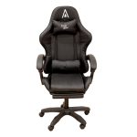A9950 ΜΑΥΡΟ PVC ΠΟΛΥΘΡΟΝΑ GAMING/ΜΕ ΥΠΟΠΟΔΙΟ 61Χ62Χ45-118/54-127εκ. - Image 6
