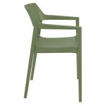 TULUM OLIVE GREEN ΠΟΛΥΘΡΟΝΑ ΠΟΛ/ΝΙΟΥ 55X52X79εκ. - Image 3