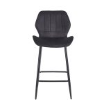 DYLAN BLACK VELVET ΥΦΑΣΜΑ 65εκ. ΣΚΑΜΠΟ ΜΕΤΑΛΛΙΚΟ 46X45X65-95εκ. - Image 2