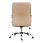 Καρέκλα γραφείου διευθυντή Mido pakoworld pu cappuccino 58x71x100-106εκ - Image 5