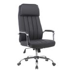 Καρέκλα γραφείου διευθυντή Morales pakoworld pu μαύρο 60x70x118-124εκ