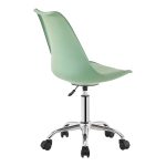 Καρέκλα γραφείου Gaston II pakoworld μέντα pp-pu 48x57x77-90εκ - Image 2