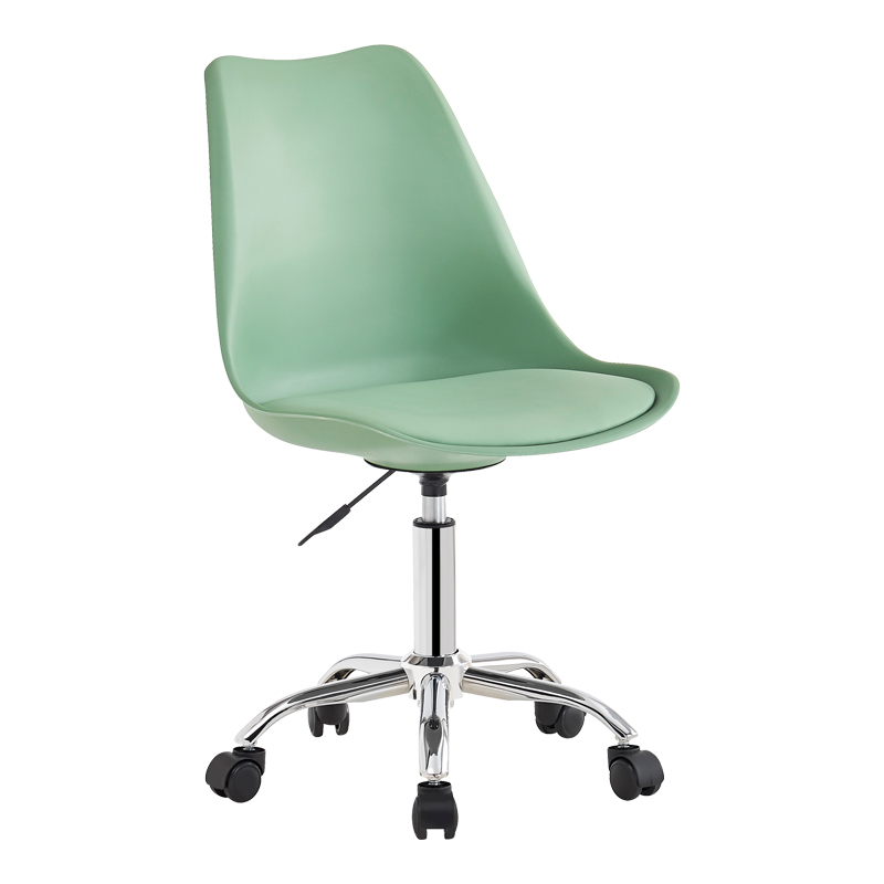 127-000202 Καρέκλα γραφείου Gaston II pakoworld μέντα pp-pu 48x57x77-90εκ - Image 1