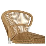 Καρέκλα Κήπου ArteLibre RIVIERA Λευκό/Φυσικό Αλουμίνιο/Rattan 57x61x79cm - Image 10