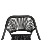 Πολυθρόνα Κήπου ArteLibre MOOREA Ανθρακί Αλουμίνιο/Rattan 58x56x79cm - Image 7