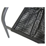 Πολυθρόνα Κήπου ArteLibre MOOREA Ανθρακί Αλουμίνιο/Rattan 58x56x79cm - Image 9