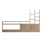 Σύνθετο σαλονιού Seruno pakoworld sonoma 170x25x100εκ - Image 3