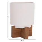 ΣΕΤ 3 ΓΛΑΣΤΡΕΣ ΜΕ TEAK ΒΑΣΕΙΣ TANTI HM4685 FIBER CEMENT ΣΕ 3 ΧΡΩΜΑΤΑ - Image 4