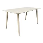 Τραπέζι Vista pakoworld αλουμίνιο σε μπεζ απόχρωση 150x80x72εκ