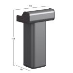 ΑΝΑΛΟΓΙΟ ΟΜΙΛΗΤΗ SPEEKER HM2151 ΜΕΛΑΜΙΝΗ ΣΕ ΓΚΡΙ 60x40x108Υεκ - Image 2