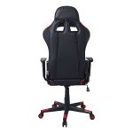 BF8050 Gaming Πολυθρόνα Γραφείου, Ανάκλιση Πλάτης έως 90°, Pu Μαύρο - Κόκκινο - Image 5
