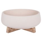 ΓΛΑΣΤΡΑ ΕΣ.ΧΩΡΟΥ FRELLO HM4674.02M ΛΕΥΚΟ FIBER CEMENT--TEAK ΒΑΣΗ 27x26,5x12Υεκ. - Image 8
