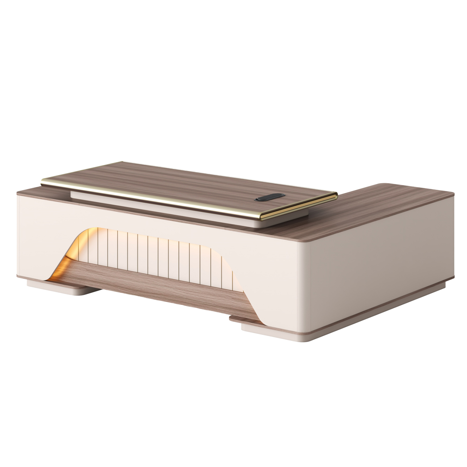 grafeio-gonia-fb92137l-melamini-mpez-led ΓΡΑΦΕΙΟ ΓΩΝΙΑ ΣΕΙΡΑ SUPERON HM2137L ΜΕΛΑΜΙΝΗ ΜΠΕΖ--LED ΦΩΤΙΣΜΟΣ 240x180x76Υεκ. - Image 1