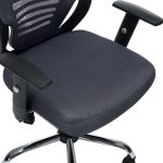 ΚΑΡΕΚΛΑ ΓΡΑΦΕΙΟΥ BRIEF HM1206.02 ΓΚΡΙ MESH--ΒΑΣΗ ΧΡΩΜΙΟΥ 63x64x122Υεκ. - Image 8