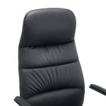 ΚΑΡΕΚΛΑ ΓΡΑΦΕΙΟΥ TEETER HM18355.01 ΜΑΥΡΟ PU ΔΕΡΜΑ--ΒΑΣΗ ΧΡΩΜΙΟΥ 67x66x121Υεκ - Image 8