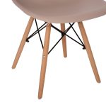 ΚΑΡΕΚΛΑ ΤΡΑΠΕΖΑΡΙΑΣ 2ΤΜΧ TWIST HM8460.55 ΚΑΠΟΥΤΣΙΝΟ PP--ΞΥΛΟ ΟΞΙΑΣ 46x50x82Υεκ. - Image 7