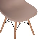 ΚΑΡΕΚΛΑ ΤΡΑΠΕΖΑΡΙΑΣ 2ΤΜΧ TWIST HM8460.55 ΚΑΠΟΥΤΣΙΝΟ PP--ΞΥΛΟ ΟΞΙΑΣ 46x50x82Υεκ. - Image 8