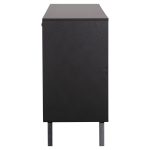 ΜΠΟΥΦΕΣ ΜΕΛΑΜΙΝΗΣ KRUDEN HM9446.11 ΜΑΥΡΟ-ΦΥΣΙΚΟ 180x40x78.6Υεκ. - Image 4