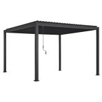 ΒΙΟΚΛΙΜΑΤΙΚΗ ΠΕΡΓΚΟΛΑ ΑΛΟΥΜΙΝΙΟΥ DOMECIL HM6612.01 ΜΕ ΜΕΤΑΛ. ΠΕΡΣΙΔΕΣ--300x400x240Υ