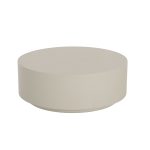 ΤΡΑΠΕΖΙ ΜΕΣΗΣ ΣΤΡΟΓΓΥΛΟ KYOKO HM6579.02 ΜΠΕΖ FIBER CEMENT Φ90x34Υεκ.