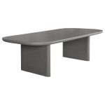 ΤΡΑΠΕΖΙ ΤΡΑΠΕΖΑΡΙΑΣ AZAMI HM6601.01 ΓΚΡΙ FIBER CEMENT 300x112x75Υεκ.