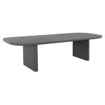 ΤΡΑΠΕΖΙ ΤΡΑΠΕΖΑΡΙΑΣ AZAMI HM6601.01 ΓΚΡΙ FIBER CEMENT 300x112x75Υεκ. - Image 6
