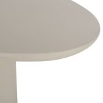 ΤΡΑΠΕΖΙ ΤΡΑΠΕΖΑΡΙΑΣ ΟΒΑΛ BRECCAN HM6577.02 ΜΠΕΖ FIBER CEMENT 240x100x75Υεκ. - Image 5