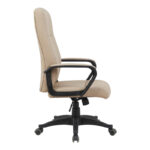 Καρέκλα γραφείου διευθυντή Roby pakoworld pu cappuccino 60x70x102-110εκ - Image 3