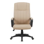 Καρέκλα γραφείου διευθυντή Roby pakoworld pu cappuccino 60x70x102-110εκ - Image 4