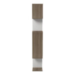Βιβλιοθήκη Mito pakoworld sonoma - λευκό 108.5x25x161εκ - Image 5