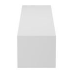 Έπιπλο τηλεόρασης επιτοίχιο με Led Rival pakoworld λευκό 180x35x30εκ - Image 5