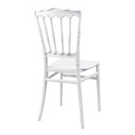 Καρέκλα Napoleon pakoworld pp λευκή 38,5x46,5x89εκ - Image 2