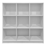 Βιβλιοθήκη Gridea pakoworld λευκό 119.5x30x121εκ - Image 2