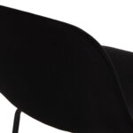 ΣΚΑΜΠΟ ΜΠΑΡ VINCENT HM9298.24 ΜΕΣΑΙΟΥ ΥΨΟΥΣ-ΜΑΥΡΟ ΥΦΑΣΜΑ-ΜΕΤΑΛΛΙΚΑ ΠΟΔΙΑ 43x50x92,5Υεκ - Image 10