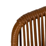 Πολυθρόνα Κήπου ArteLibre BLUENILE Λευκό/Καφέ Αλουμίνιο/Rattan 49x42x81cm - Image 10