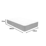 Στρώμα Sleepy pakoworld bonnel spring διπλής όψης 27cm 120x200εκ - Image 2