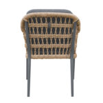 ΠΟΛΥΘΡΟΝΑ BOXER HM6556.01 ΑΛΟΥΜΙΝΙΟ & OLEFIN ΓΚΡΙ-TWIST WICKER 58x60x80Yεκ - Image 2