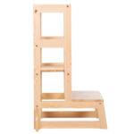 ΠΥΡΓΟΣ ΕΚΜΑΘΗΣΗΣ τ.MONTESSORI PEPE HM9291.01 ΞΥΛΟ ΠΕΥΚΟΥ ΦΥΣΙΚΟ 55x53x90Υεκ - Image 4